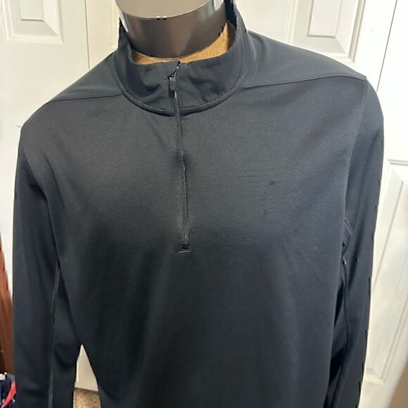 Nike Golf Mens XL Black Half Zip Jacket - Picture 1 of 5